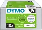 Dymo 2093097 cinta negra sobre blanco 12 mm 10 cintas