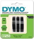 Dymo S0847730 cinta 3D blanco sobre negro 9mm (x3)