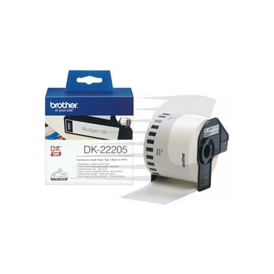Brother DK-22205 Cinta continua Papel Multipropósito 62mmx30,48M Brother DK-22205 Cinta continua Papel Multipropósito 62mmx30,48M
