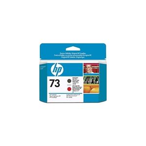 HP 73 Cabezal mate negro / Rojo cromado (CD949A)