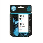 HP 305 (6ZD17AE) Pack cartuchos Negro + Color