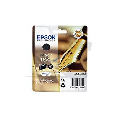 Epson 16 XL (T1631) cartucho de tinta negro XL Epson 16 XL (T1631) cartucho de tinta negro XL
