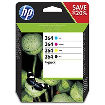 HP 364 (N9J73AE) Pack ahorro 4 colores HP 364 (N9J73AE) Pack ahorro 4 colores