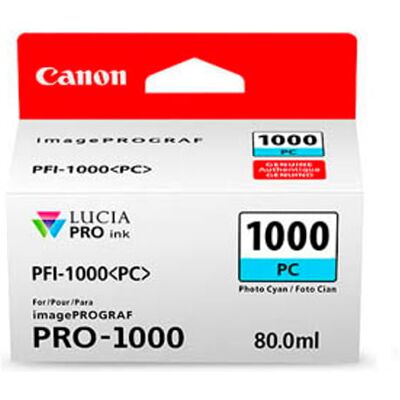 Canon PFI-1000PC Cartucho de tinta foto cian Canon PFI-1000PC Cartucho de tinta foto cian