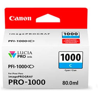 Canon PFI-1000C Cartucho de tinta cian Canon PFI-1000C Cartucho de tinta cian