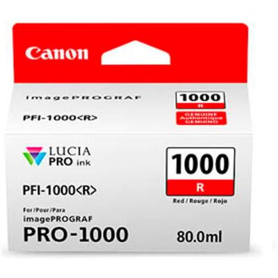 Canon PFI-1000R Cartucho de tinta rojo Canon PFI-1000R Cartucho de tinta rojo