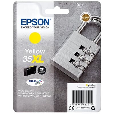 Epson 35XL cartucho de tinta amarillo alta capacidad Epson 35XL cartucho de tinta amarillo alta capacidad