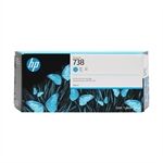 HP 738 (676M6A) cartucho de tinta cian XL
