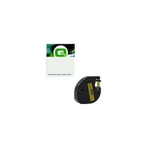 Q-Nomic 91202 (S0721620) cinta plástica negro sobre amarillo 12mm