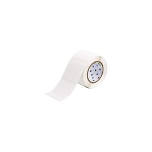 Brady THT-22-423-2 etiqueta de poliéster blanco brillante 31,75 x 19,05 mm