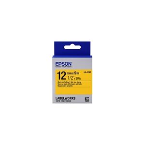 Epson LK-4YBP Cinta negro sobre amarillo pastel 12 mm (C53S654008)