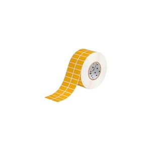 Brady THT-6-423-10-YL etiqueta de poliéster amarillo brillante 38,10 x 19,05 mm