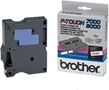 Brother TX-221 cinta laminada texto negro sobre blanco 9mm