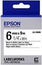 Epson LK-2WBN Cinta estandar negro sobre blanco 6mm (C53S652003)