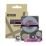Epson LK-4UBP cinta negra sobre violeta 12mm
