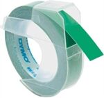 Dymo S0898160 cinta 3D blanco sobre verde 9mm