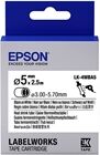 Epson LK-4WBA5 Cinta termoretráctil negro sobre blanco 5mm (C53S654904)