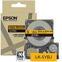 Epson LK-5YBJ cinta mate negro sobre amarillo 18mm