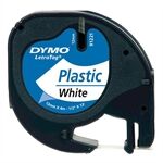 Dymo 91221 (S0721660) cinta plástica blanca 12 mm