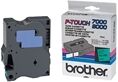 Brother TX-751 tape negro sobre verde 24 mm