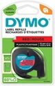 Dymo 91203 (S0721630) cinta plástica negro sobre rojo 12mm