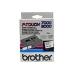 Brother TX-241 cinta negro sobre blanco 18 mm