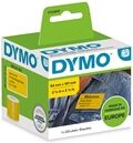 Dymo 2133400 etiquetas de envío y de identificación de color amarillo