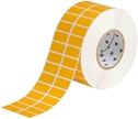 Brady THT-6-423-10-YL etiqueta de poliéster amarillo brillante 38,10 x 19,05 mm