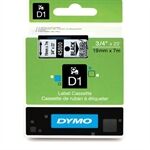 Dymo 45800 (S0720820) cinta poliéster negro sobre transparente 19mm