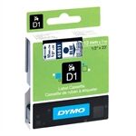 Dymo 45011 (S0720510) cinta plástica azul sobre transparente 12mm