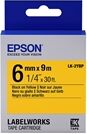 Epson LK-2YBP Cinta negro sobre amarillo pastel 6mm