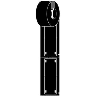 Brady M6-25x75-B7598-BK etiquetas de poliuretano negras 25 mm x 75 mm Brady M6-25x75-B7598-BK etiquetas de poliuretano negras 25 mm x 75 mm