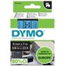 Dymo 40916 (S0720710) cinta plástica negro sobre azul 9mm