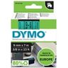 Dymo 40919 (S0720740 ) cinta plástica negro sobre verde 9mm