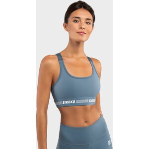 Sujetador Deportivo de Sujeción Alta Siroko Cardio Blue (XS)