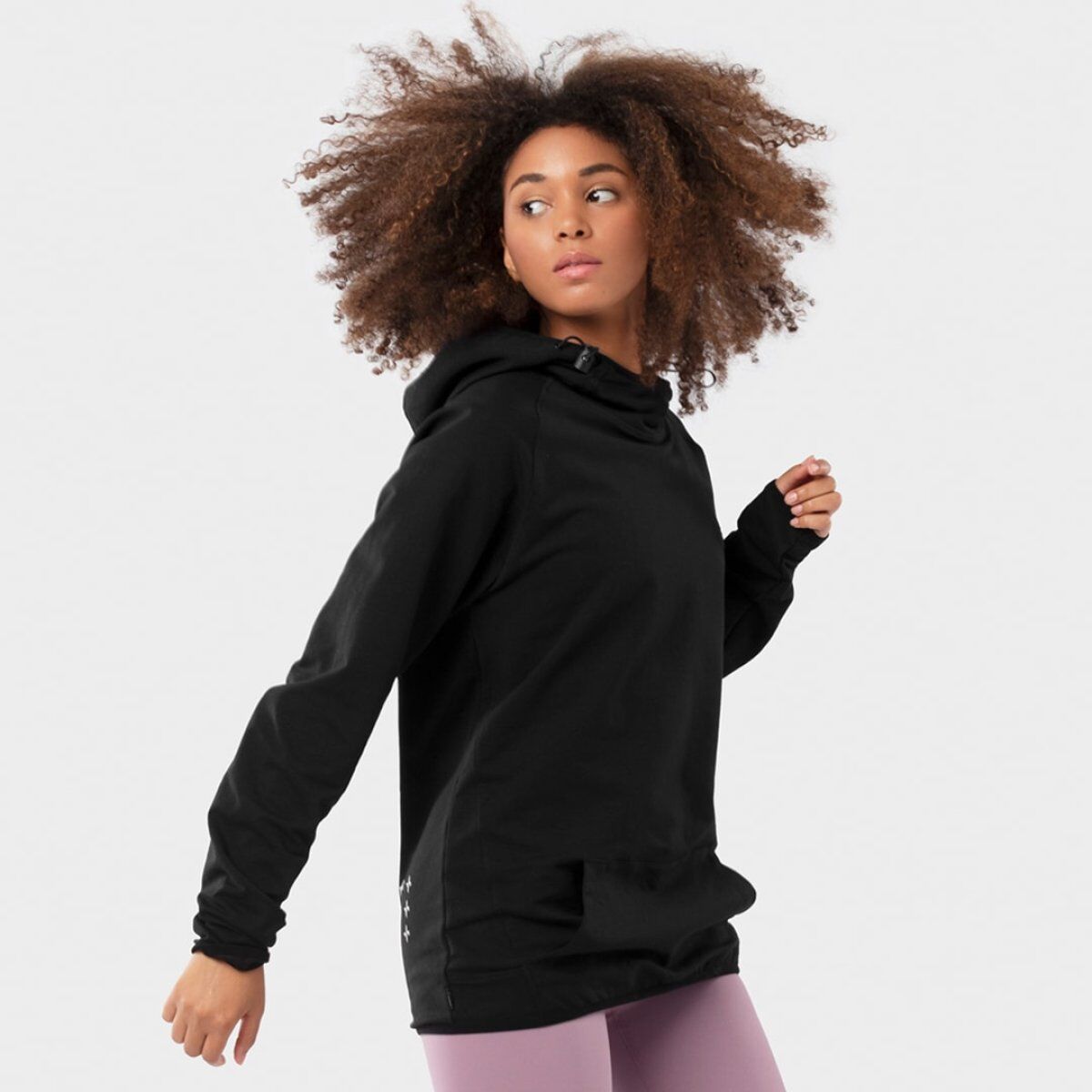 Sudaderas Deportivas para Mujer Siroko Black Square-W (L)