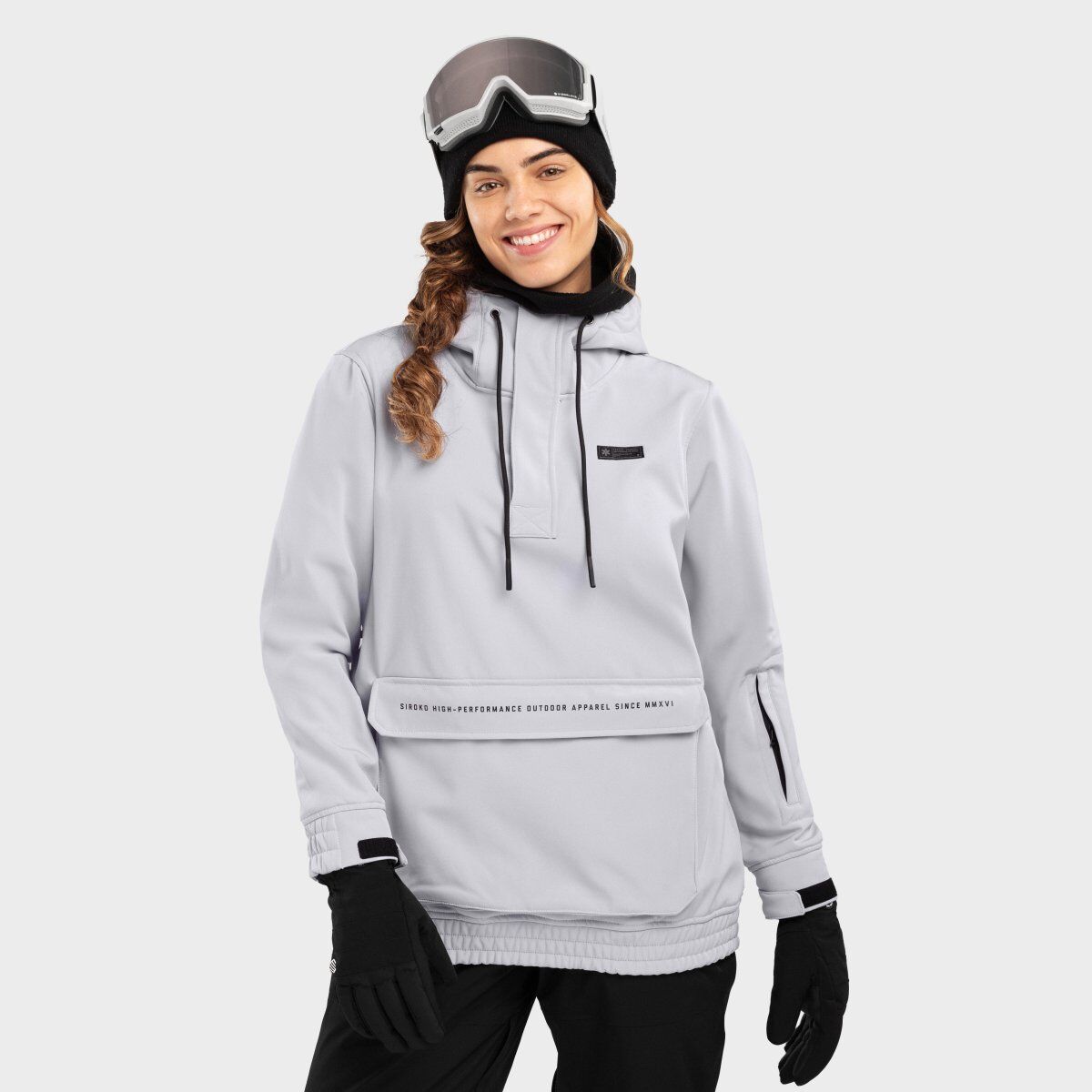 Chaqueta de Nieve con Bolsillo Canguro para Mujer Siroko W3-W Lhotse (XL)