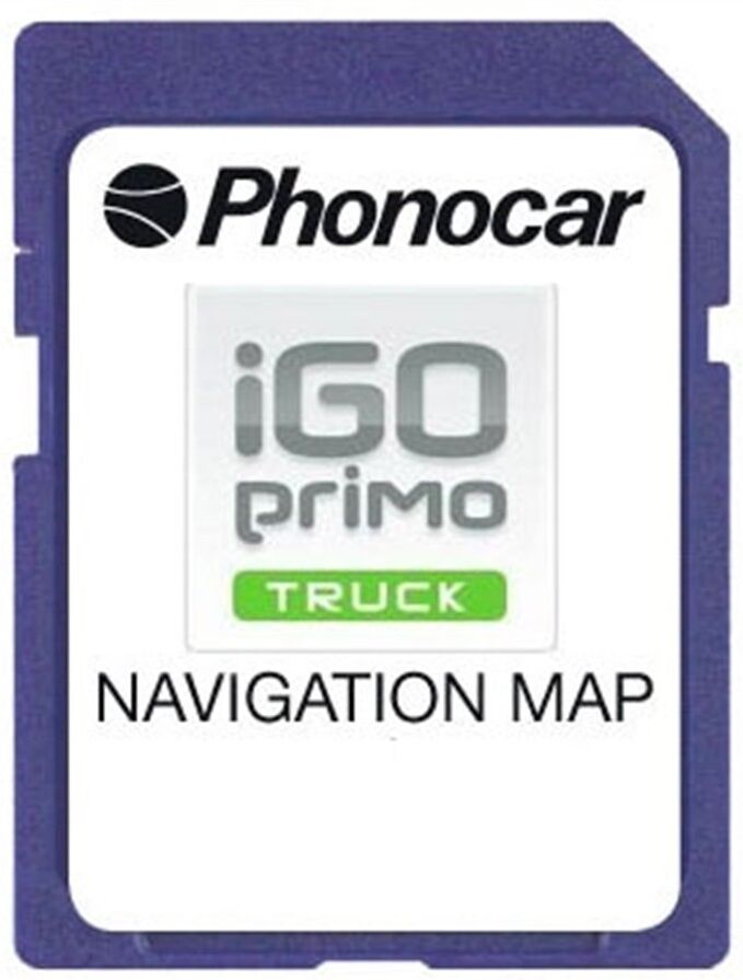 Mapas De Navegación Para Camiones Micro Sd Igo Nextgen Phonocar Nv950 Europa