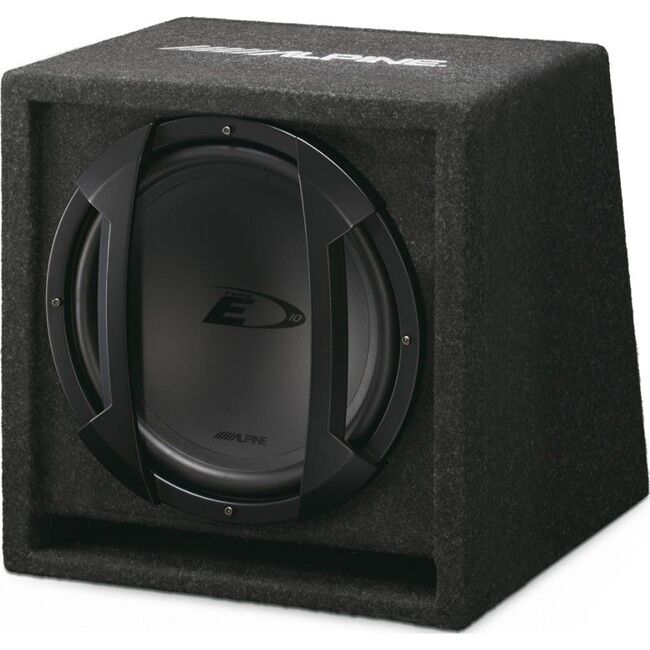 Alpine Cajón Con Subwoofer Alpine Sbe-1044br Alpine Cajón Con Subwoofer Alpine Sbe-1044br