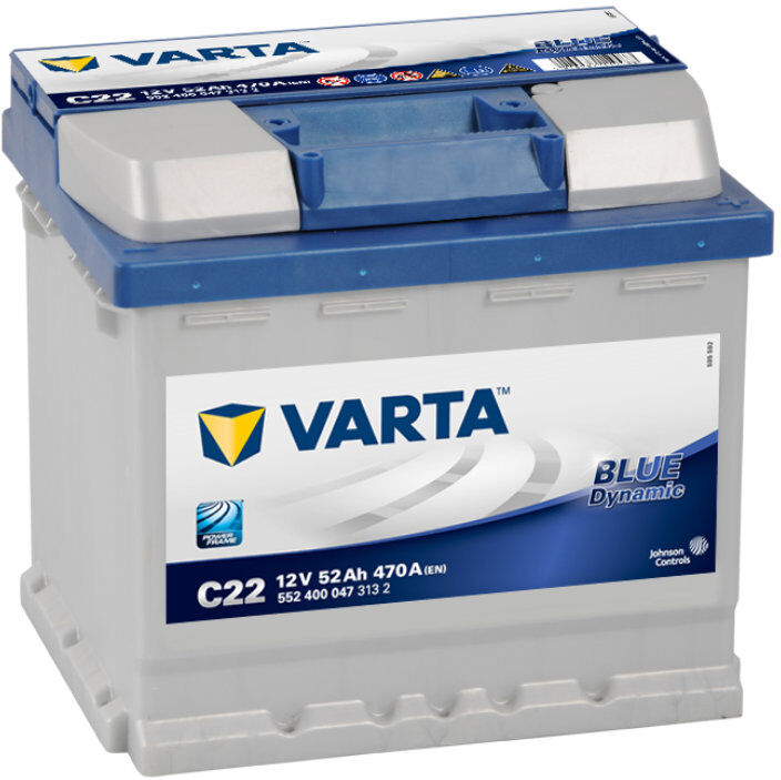 Batería Varta C22 Blue Dynamic 52 Ah - 470 A