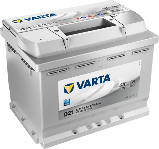 Batería Varta Silver Dynamic D21 61ah-600a