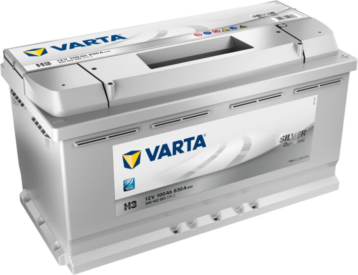 Batería Varta Silver Dynamic H3 100ah-830a