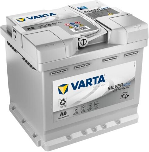 Batería Varta A9 Start &amp; Stop Silver Dynamic Xev 50 Ah - 540 A