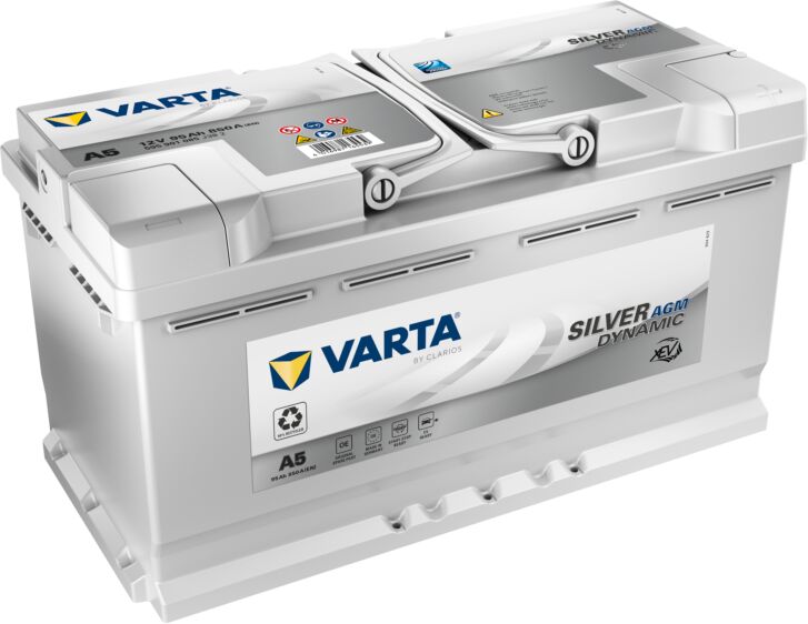 Batería Varta A5 Start & Stop Silver Dynamic Xev 95 Ah - 850 A