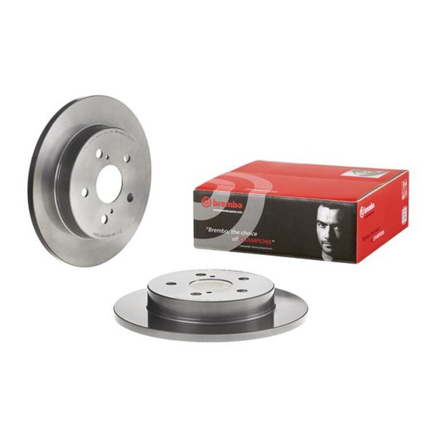 2 Discos De Freno Brembo Para Eje Trasero 08.d418.11