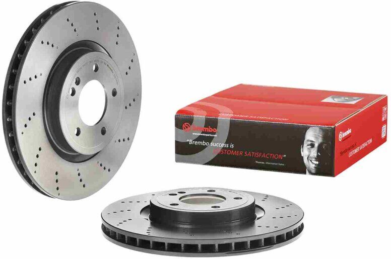 1 Disco De Freno Brembo Para Eje Trasero 09.d763.11