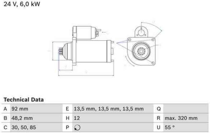 Motor De Arranque Bosch 986025900