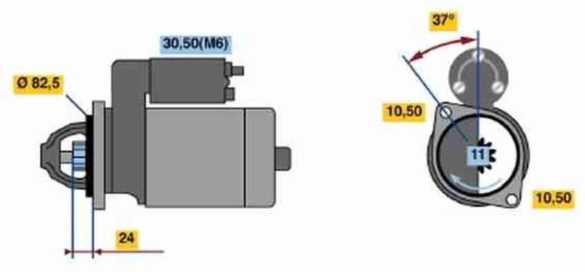 Motor De Arranque Bosch 986019860