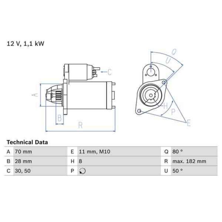 Motor De Arranque Bosch 986025760