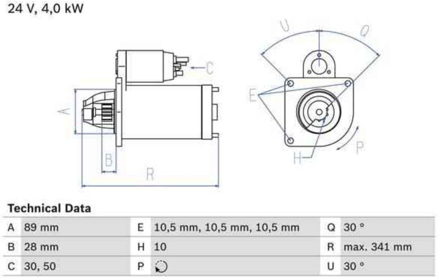 Motor De Arranque Bosch 986011290